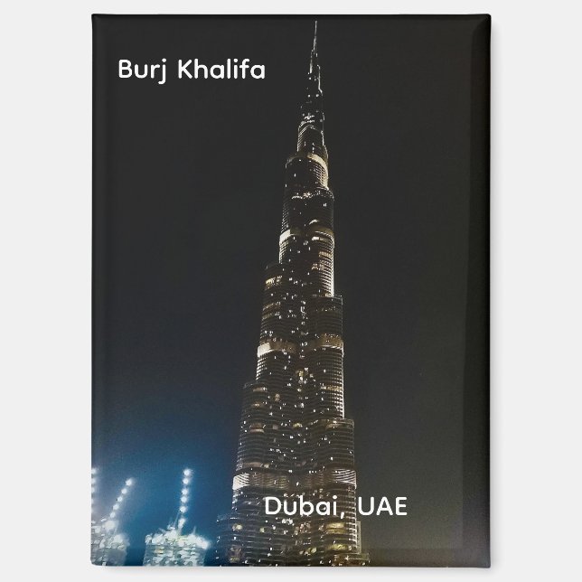 Aimant Burj Khalifa Dubaï Émirats arabes unis  (Recto)
