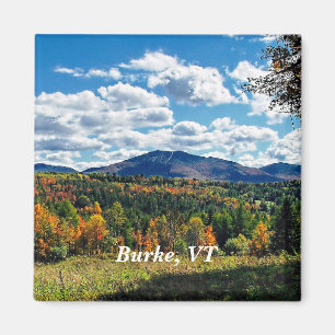 Aimant Burke, Vermont, bel automne,