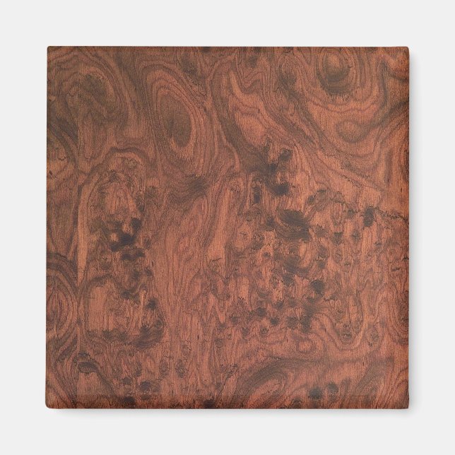 Aimant Burl Mahogany Wood Texture (Devant)