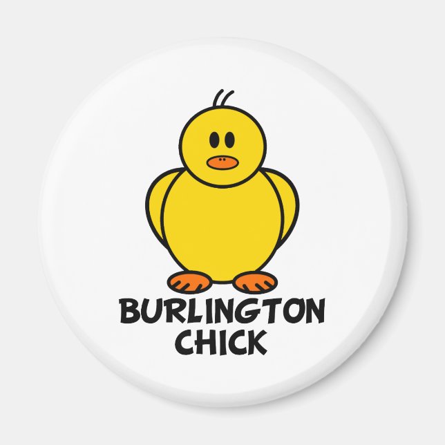 Aimant Burlington Vermont Chick (Devant)