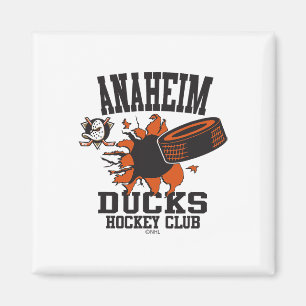 Aimant Burst de palet de hockey des Ducks d'Anaheim sous