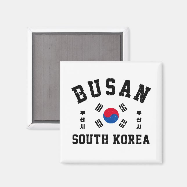 Aimant Busan Corée du Sud  (Recto/Verso)