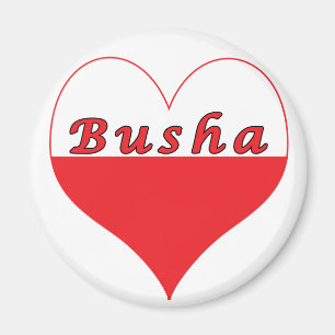 Aimant Busha Coeur polonais