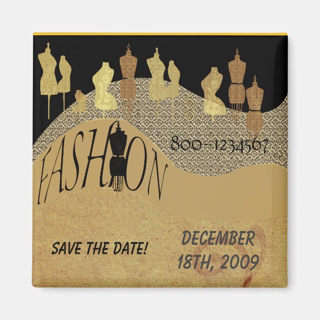 Aimant Business Beauté Mode Beauté Promotion (Devant)