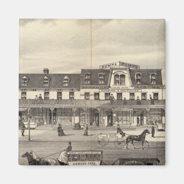 Aimant Business block, Asbury Park, New Jersey (Devant)