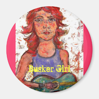 Aimant Busker Girl
