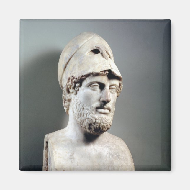 Aimant Bust of Pericles copie d'un original grec (Devant)
