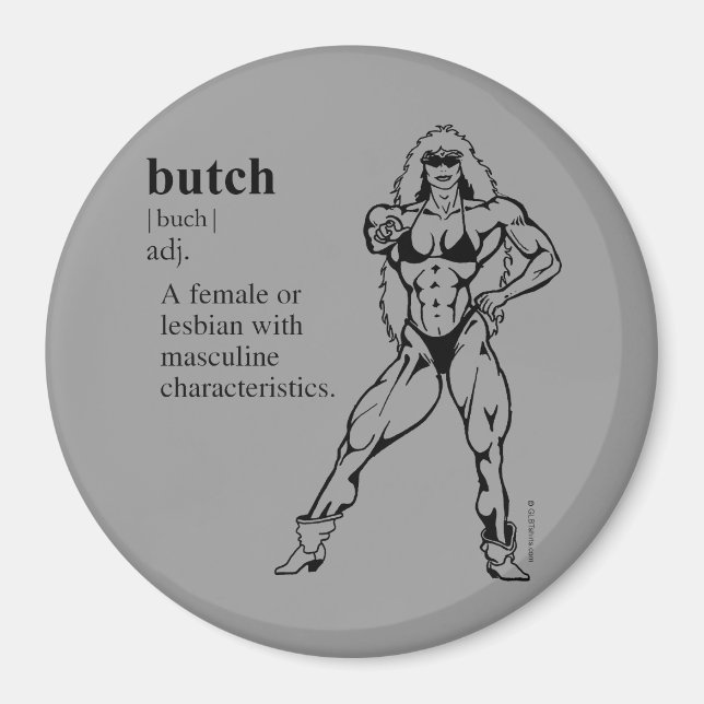 Aimant BUTCH (lesbienne) (Devant)