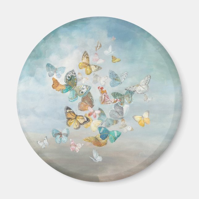 Aimant Butterflies in the Clouds (Devant)