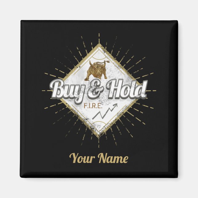 Aimant Buy and Hold Trader Bull buy the dip Investisseur (Devant)