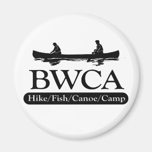 Aimant BWCA / Randonnée en canoë de poisson