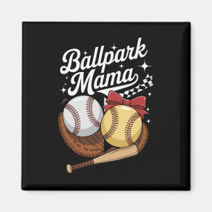 Aimant Byllpark Maman Bysebyll Softbyll Maman Sports Fête