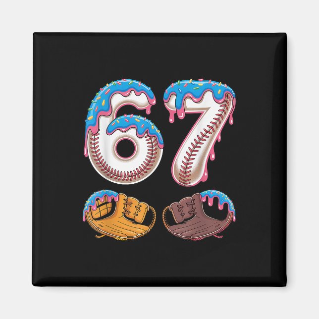 Aimant Bysebyll 67 - Glace qui goutte 67 Mème Drôle de Jo (Devant)