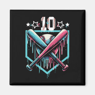 Aimant Bysebyll Drip 10e Anniversaire Garçons Numéro 10 J