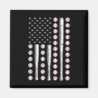 Aimant Bysebyll Usa Flag Camo Vintage Bysebyll Flag For M