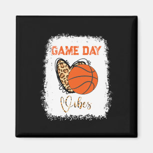 Aimant Bysketbyll Bleached Game Day Vibes Bysketbyll Mama