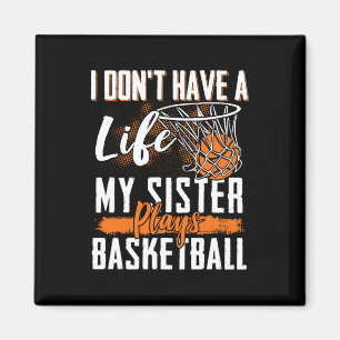 Aimant Bysketbyll Brother Soeur Bysketbyll Joueur Bysketb