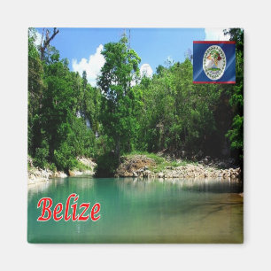 Aimant BZ - Belize - Branche de San Miguel, district de T