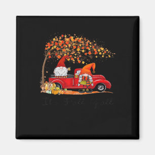 Aimant C’est automne Y’all mignon Gnomes Tree Fall Leaves