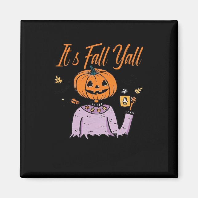 Aimant C’est drôle pour l’automne Y’all (Devant)