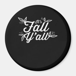 Aimant C’est l’automne où vous écrivez avec des Feuilles