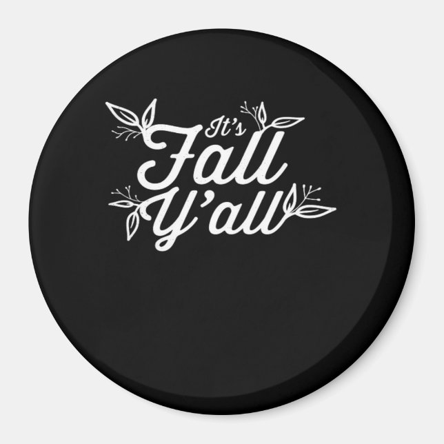Aimant C’est l’automne où vous écrivez avec des Feuilles (Devant)