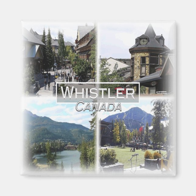 Aimant CA0026 Amérique, Canada, Whistler, Frigo (Devant)