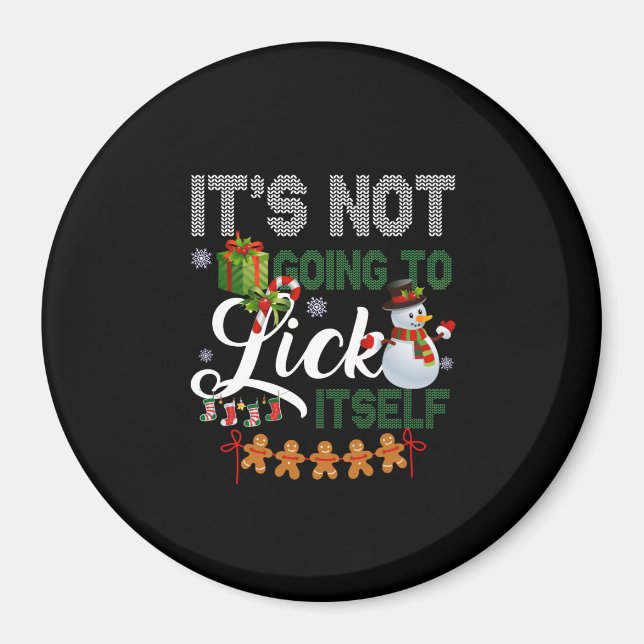 Aimant Ça ne va pas se lick Snowman (Devant)