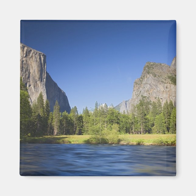 Aimant CA, Parc national de Yosemite, Vue de la vallée av (Devant)