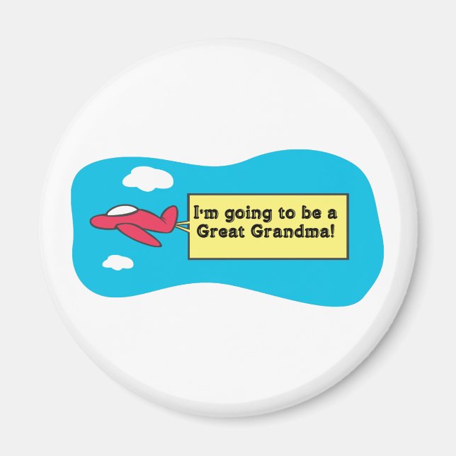 Aimant Ça va être une grande grand-mère ! (Devant)