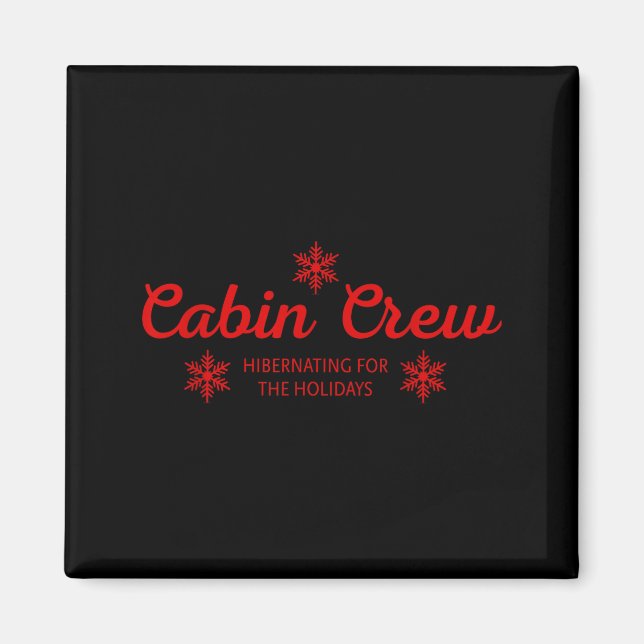 Aimant Cabin Crew Christmas Pjs Family Christmas Pajamas  (Devant)