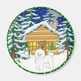 Aimant cabine bichon