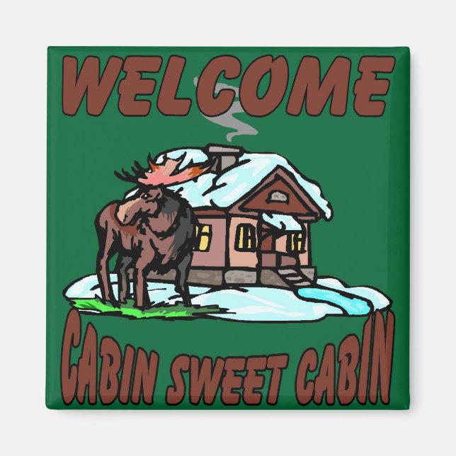Aimant Cabine Cabine sucré (Devant)