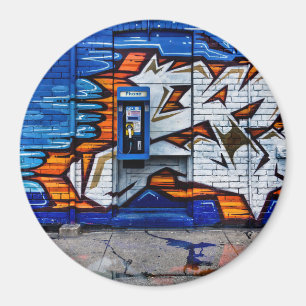 Aimant Cabine téléphonique n°12 Version couleur Reflet