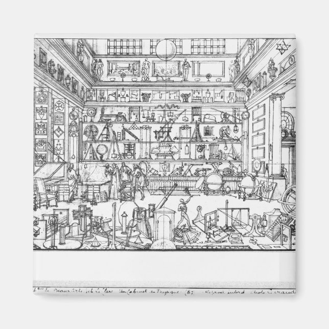 Aimant Cabinet de physique, 1687 (Devant)