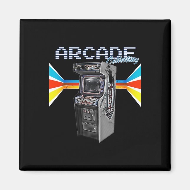 Aimant Cabinet Machine 1970 1980 1990 Video Game (Devant)