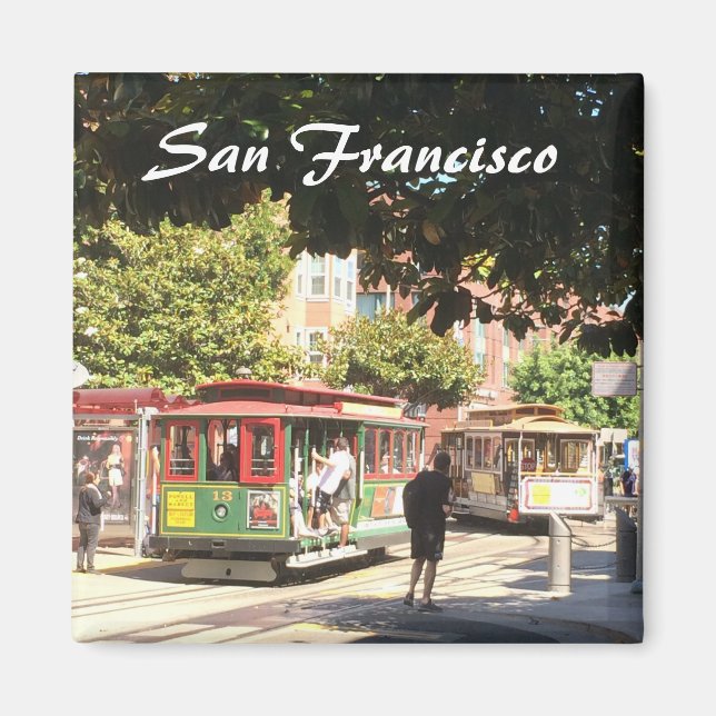 Aimant Cable-cars de San Francisco (Devant)