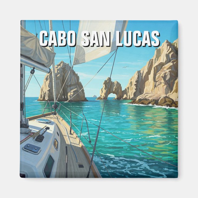 Aimant Cabo San Lucas Mexique El Arco Voyage (Devant)