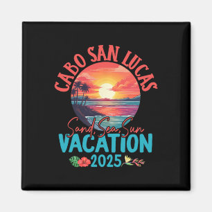 Aimant Cabo San Lucas Mexique Vacation 2025 Souvenir Matc