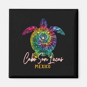 Aimant Cabo San Lucas Tie Dye Famille Correspondante Tort
