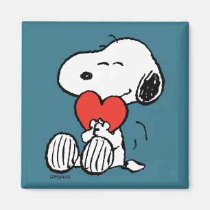 Aimant cacahuètes   Saint Valentin   Snoopy Heart Hug