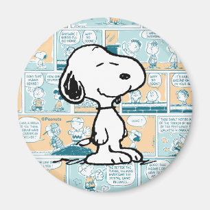 Aimant cacahuètes Snoopy Comic Motif