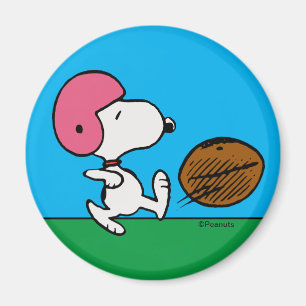 Aimant cacahuètes   Snoopy Football Kicker