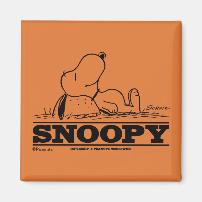 Aimant cacahuètes | Snoopy Reest Break (Devant)