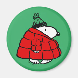 Aimant cacahuètes   Veste Snoopy Red Puffer