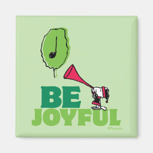 Aimant cacahuètes   Woodstock Soyez Joyeux