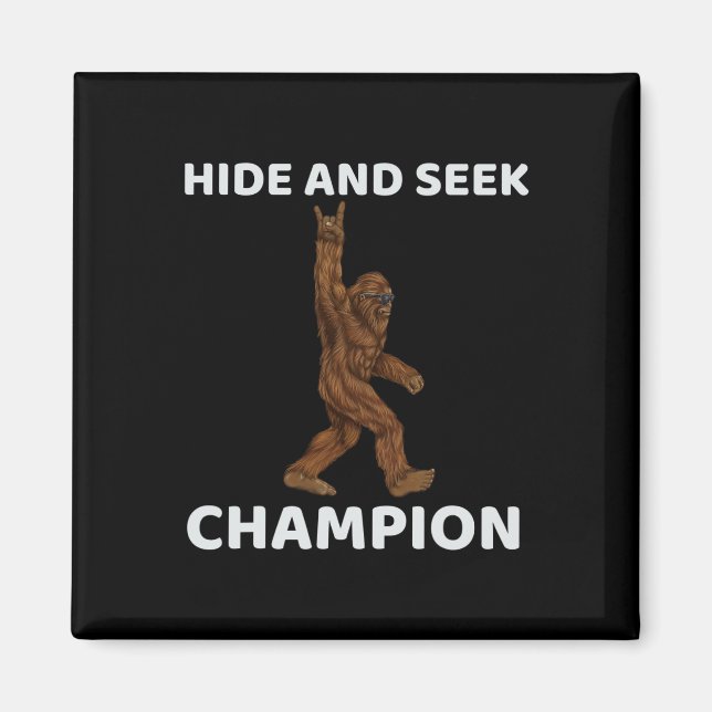 Aimant Cacher Et Chercher Champion Bigfoot Fun Dit Big Fo (Devant)