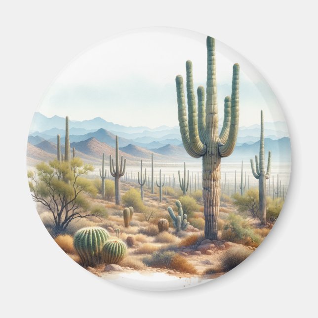 Aimant Cactus géants du Parc national du Saguaro (Devant)