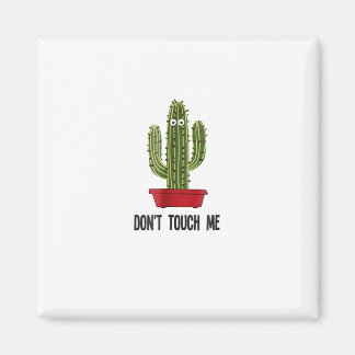 Aimant Cactus Ne Touche Pas Moi Drôle Yeux T-Shirt