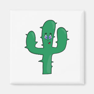 Aimant Cactus souriant